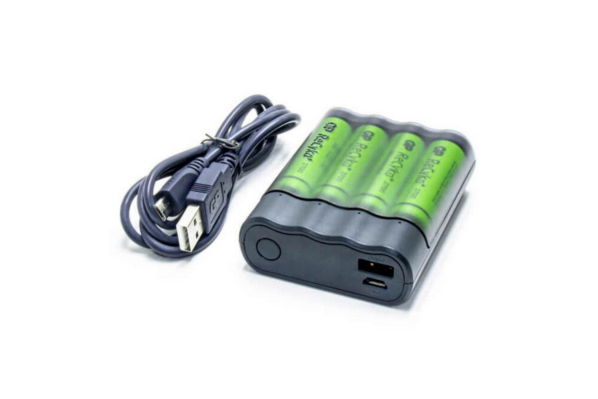USB зарядний пристрій акумуляторів 4xAA - ціна, купити в Україні